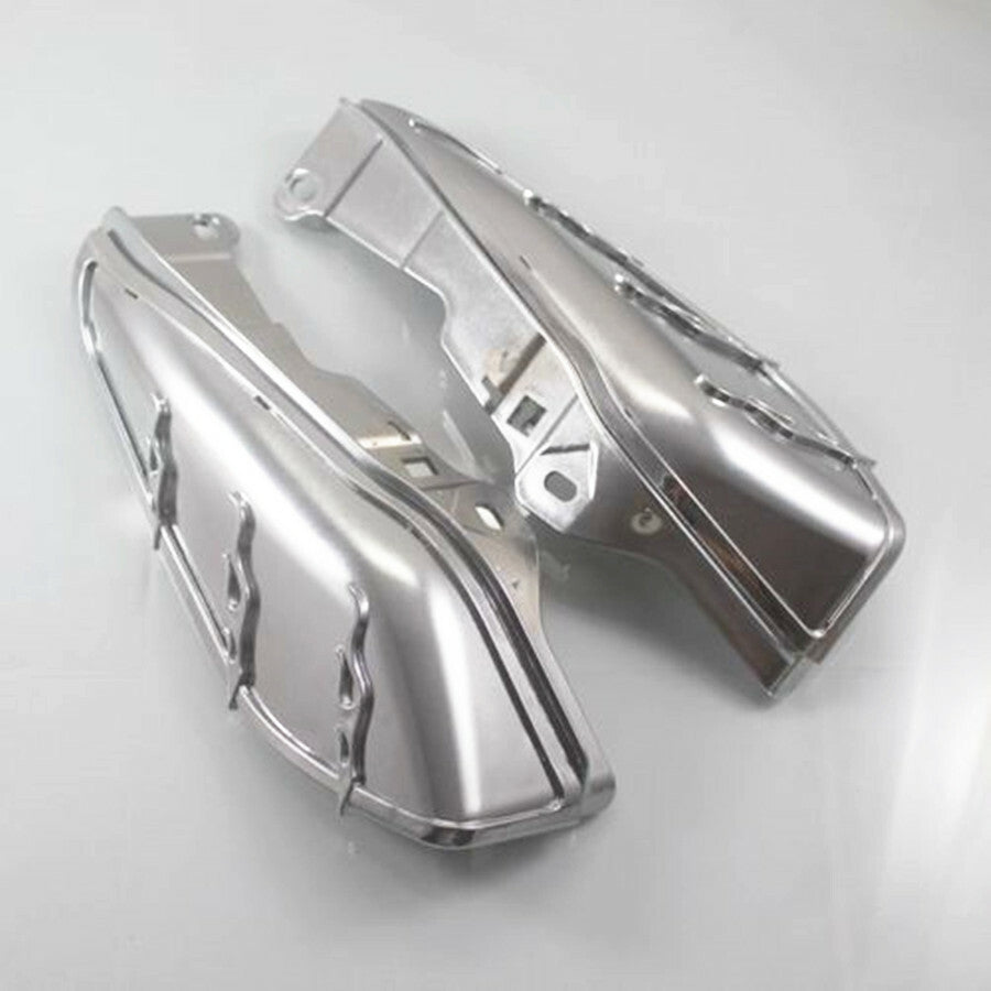 Silver Mid-Frame Air Heat Deflectors Fit for Harley Touring Electra Street Glide Q
