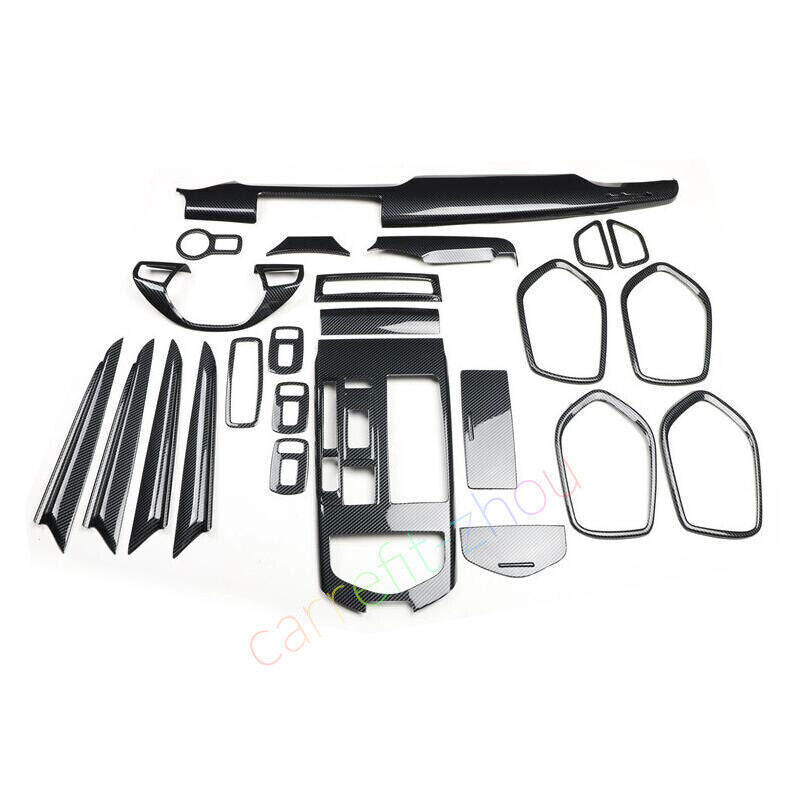 for Maserati Quattroporte 14-21 Carbon Fiber ABS Interior Accessories Decor Trim n