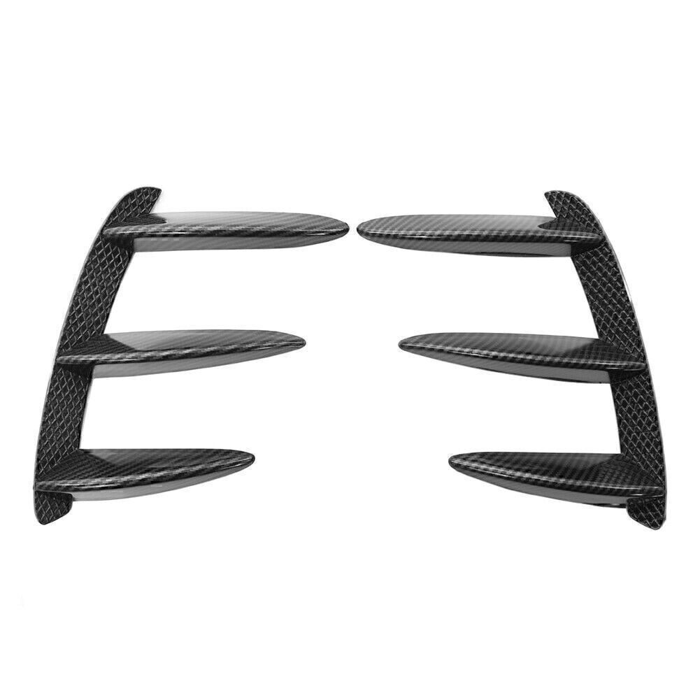 Carbon fiber Rear Bumper Splitter Canard Air Vent Fit for Benz W176 A200 A250 Q