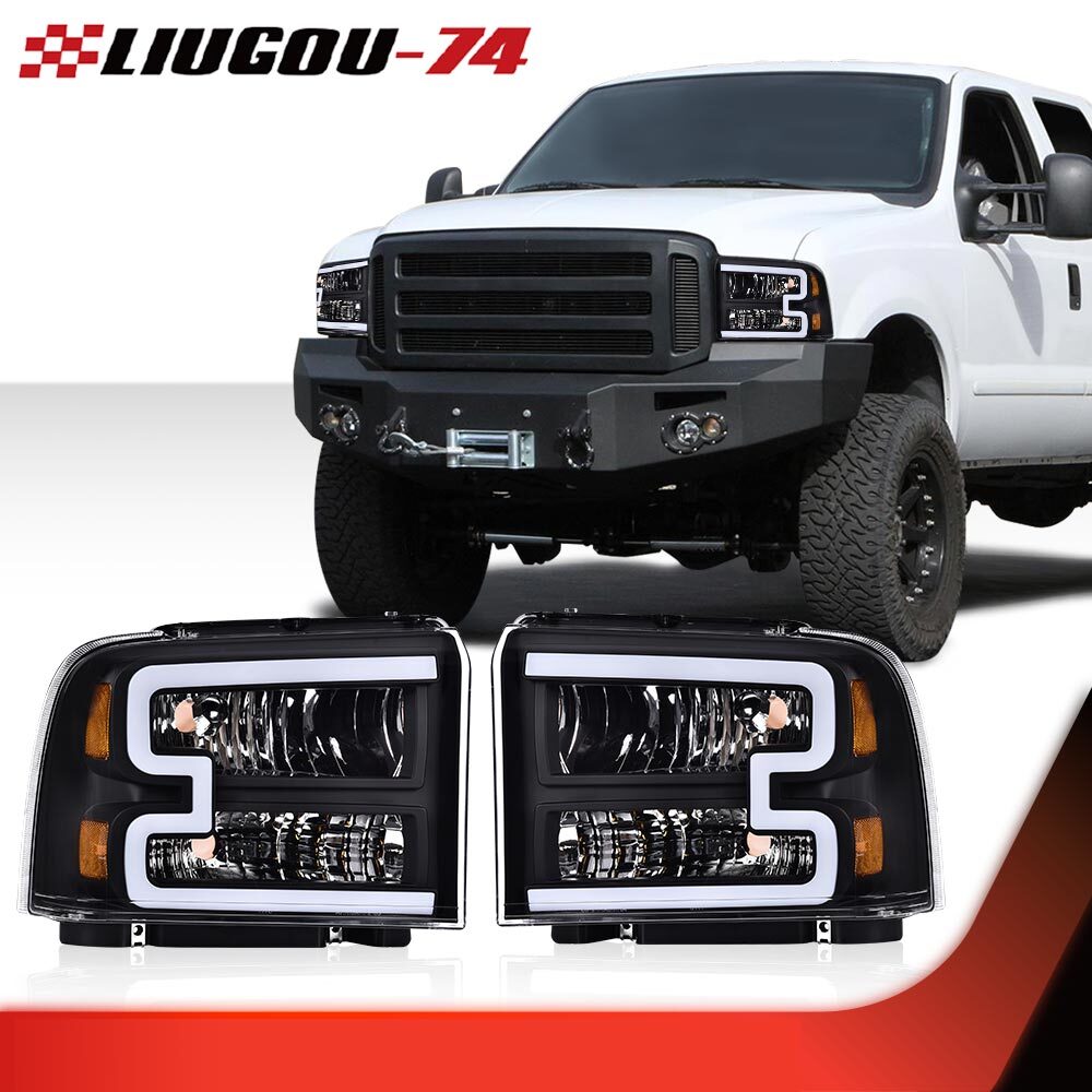 Suitable for 2005-2007 F250 F350 F450 Super Task Conversion LED Headlights- v