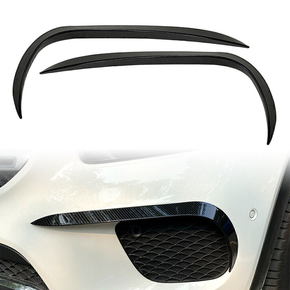 Black Front Bumper Lip Splitter Spoiler Trim Fit for Mercedes Benz GLB X247 20-2021 Q