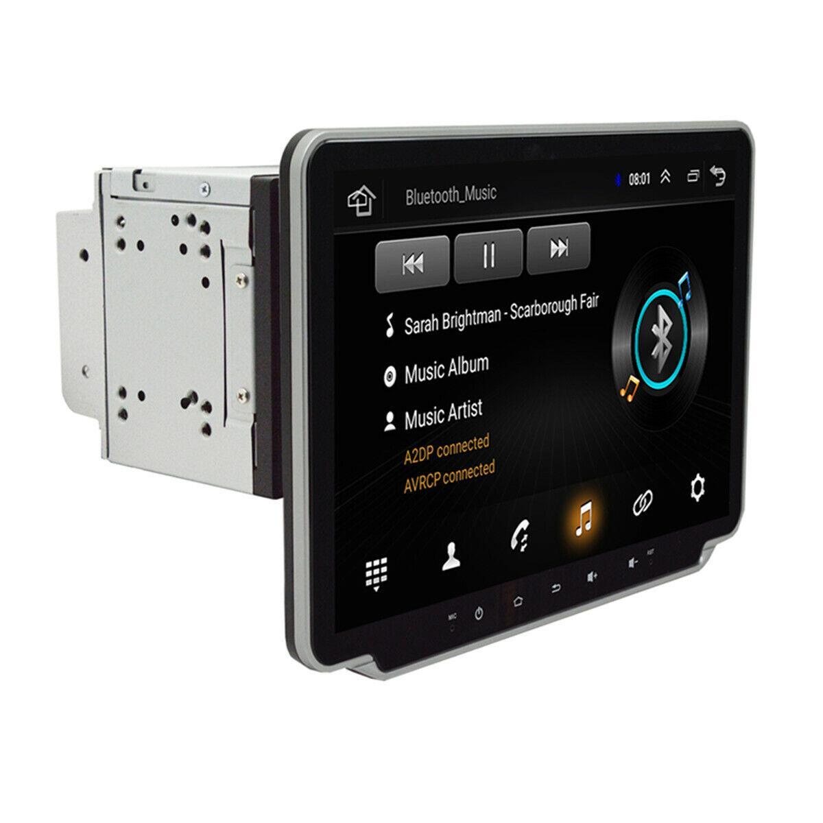 Stereo MP5 Player with 10.1-inch Touchscreen, Dual DIN Car Radio Player, Car Stereo GPS n