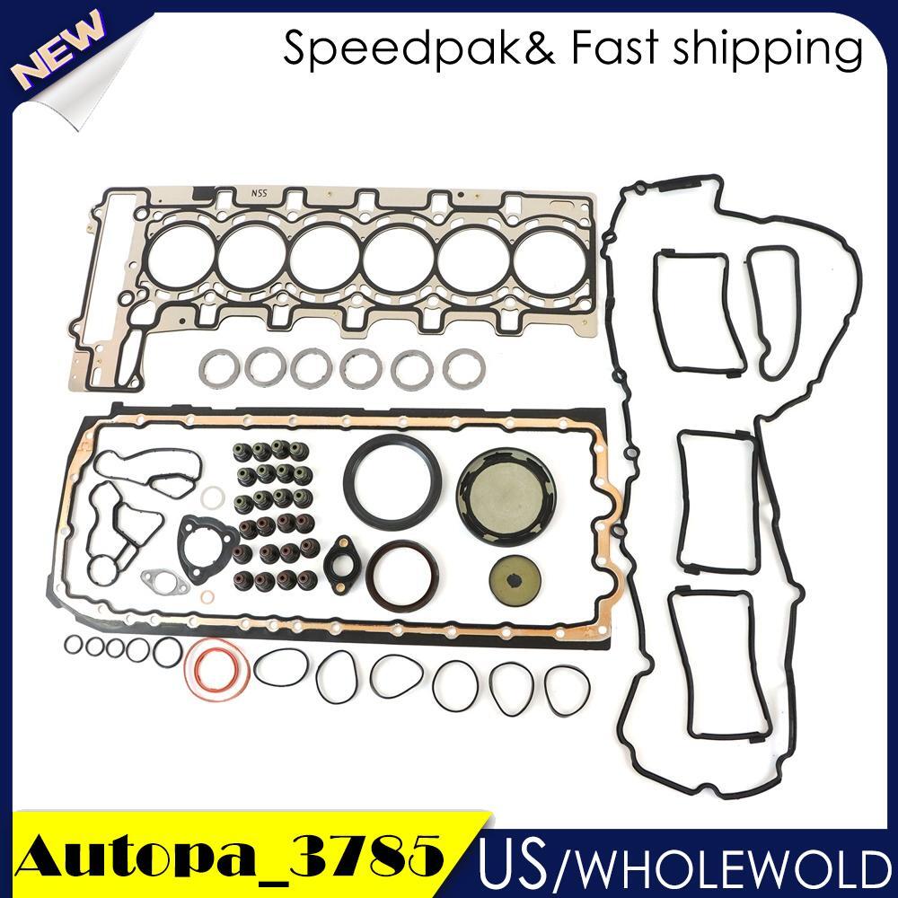 Engine Overhaul Gasket Kit Fit for BMW X3 X5 X6 335i E90 F30 F10 F25 E70 E71 N55