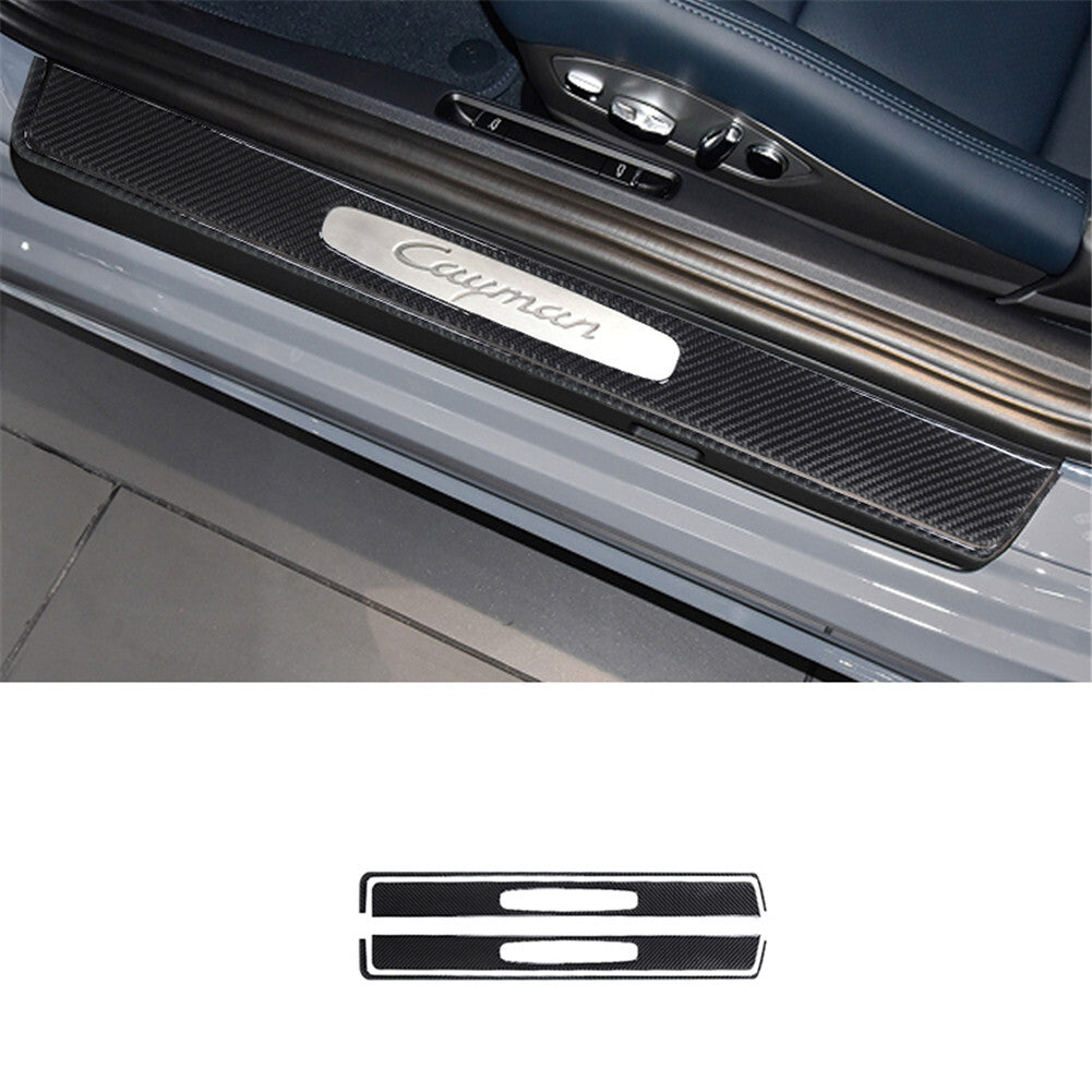 Red Carbon Fiber Floor Console Storage Button Cove Trim for LEXUS RX330 RX350 v