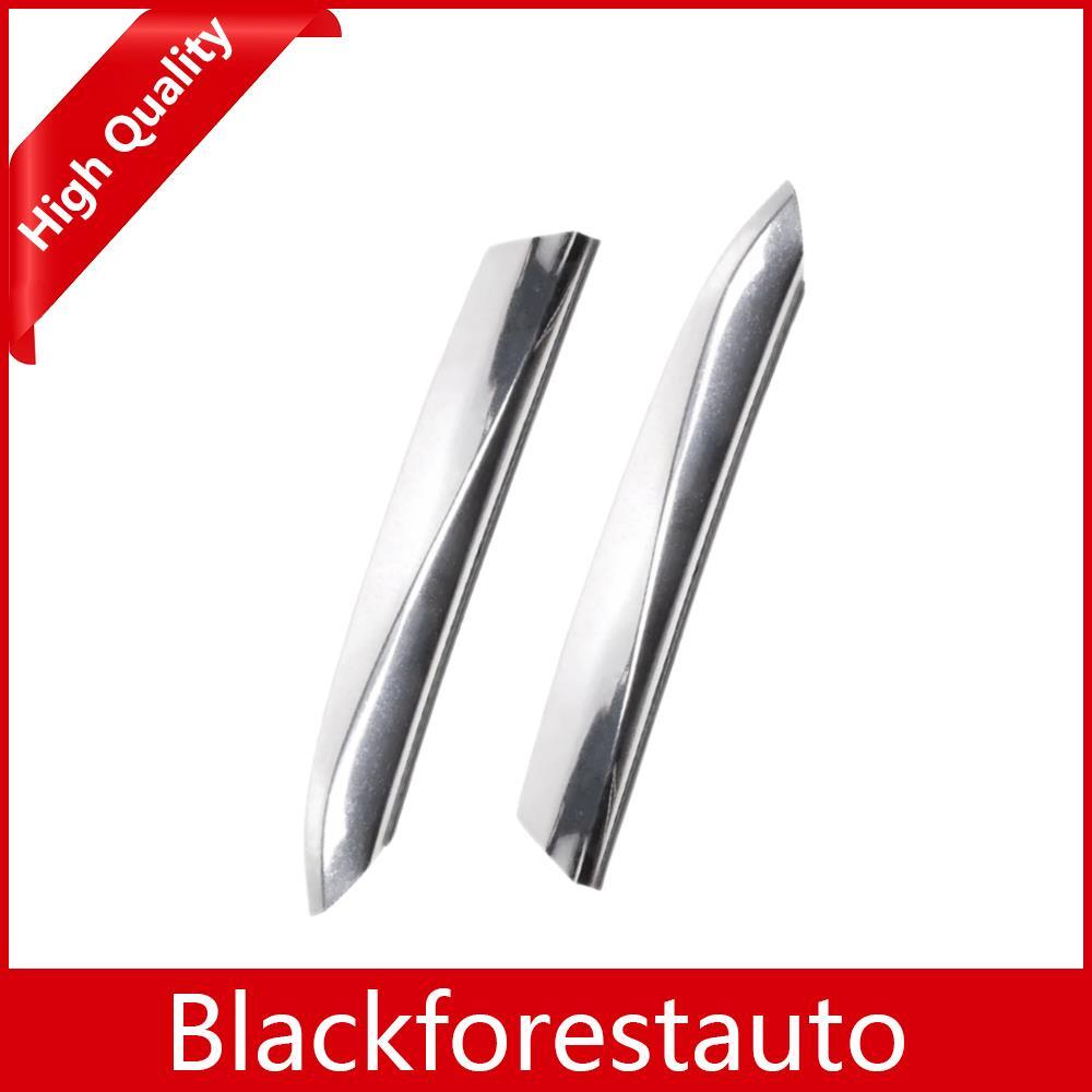 2x Front LH  RH Side Bumper Insert Molding Strip Plate Fits for XF 2016-2020