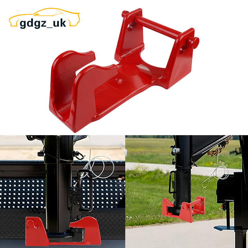 Gooseneck Trailer Lock Hitch Lock TL-50 Coupler Lock for Heavy Trailer RVs Red
