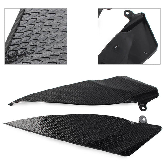 Carbon Fiber Gas Tank Side Trim Cover Guard Fairing for YAMAHA YZF R1 2007-2008