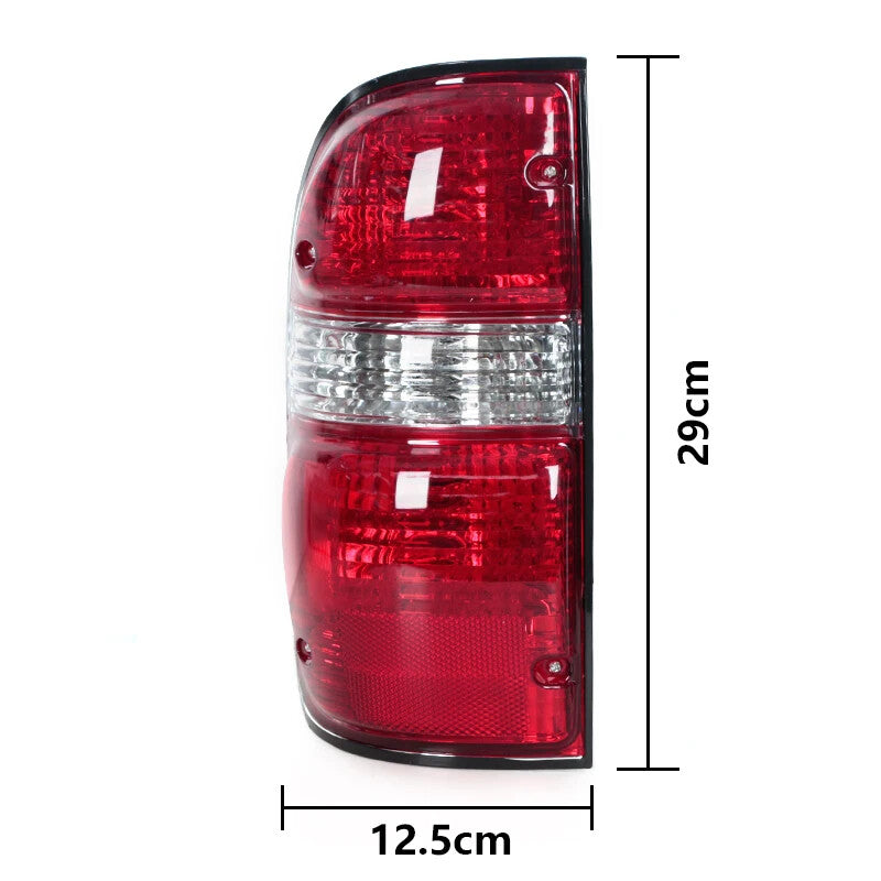 1. Dual taillights, rear bumper brake lights with bulbs, suitable for Toyota Tacoma 2001-2004.