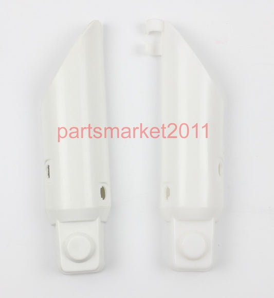 White Front Forks Guards Plastics Covers for Honda CRF50 XR50 Pit Dirt Bikes