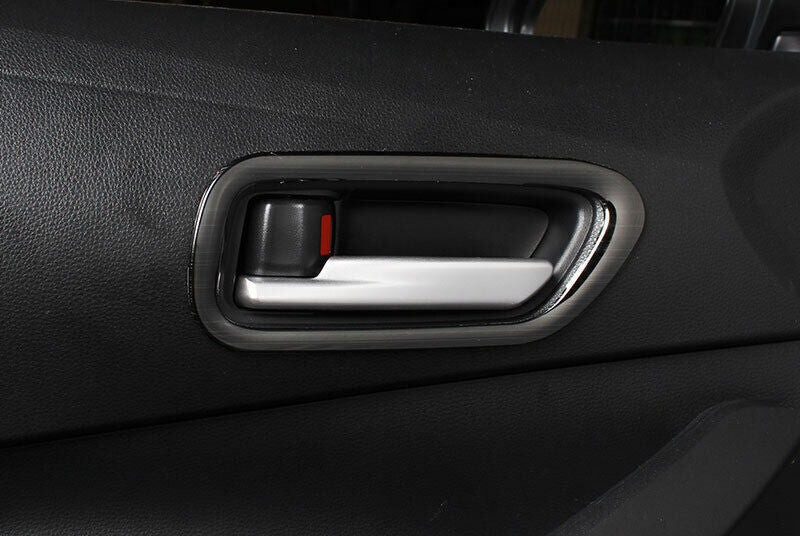 ABS Chrome Door Power Window Switch Sequins Cover for Model X S- v