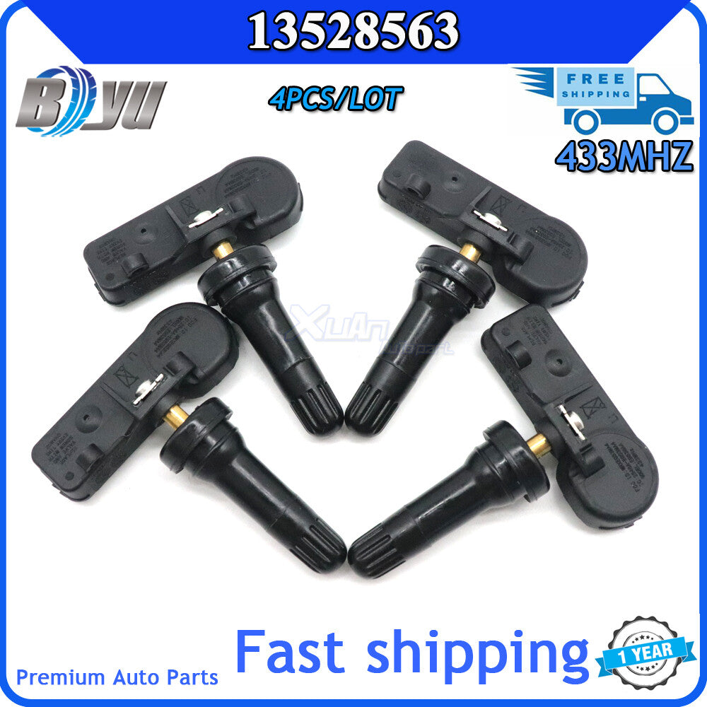 4X 13528563 TPMS tire pressure sensor for Silverado for Sierra 1500 2019-2021 433MHz v