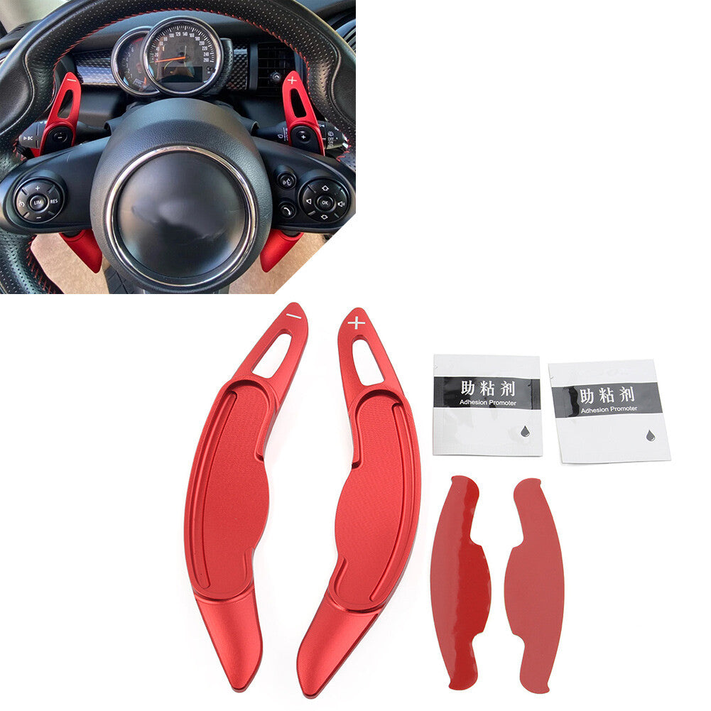 for BMW for Mini F54 F55 F56 F57 Red Steering Wheel Shift Paddle Shifter Extension