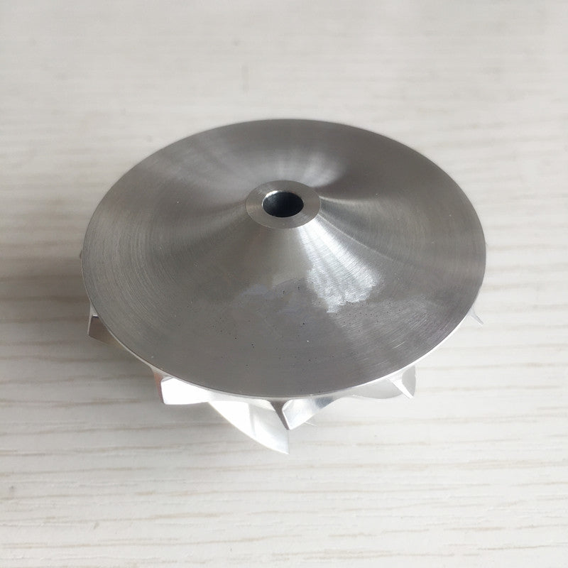 RHV5 40.65/52.51 mm 6+6 Blade High-Performance Turbine Billet Compressor Wheel