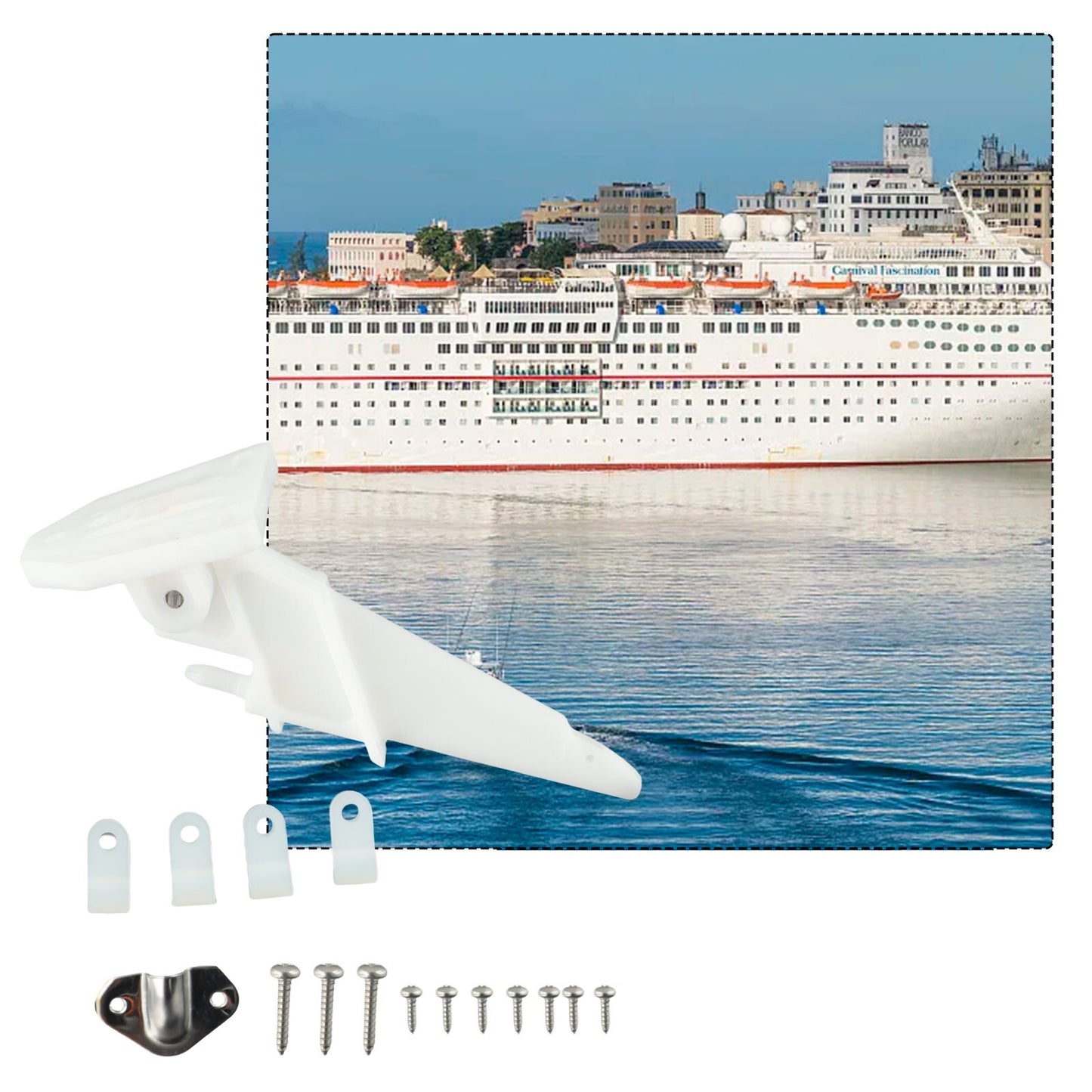 Boat Speed Pickup Pitot Tube Sensor Gauge Bracket Marine-Accessory/For 80 Mph