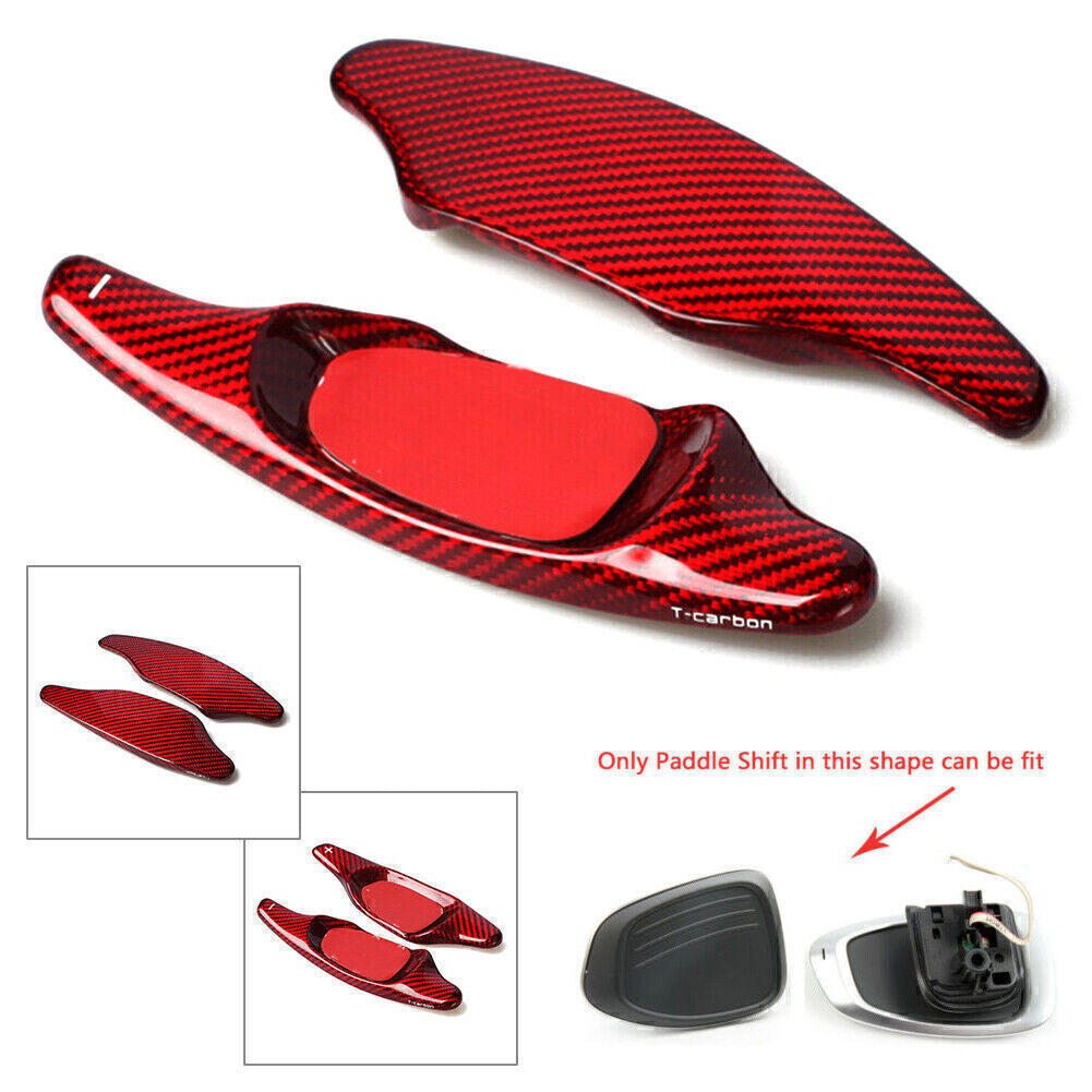Carbon Fiber Steering Wheel Shift Paddle Extension Fit for Audi S5 for A5 S6 SQ5 RS7
