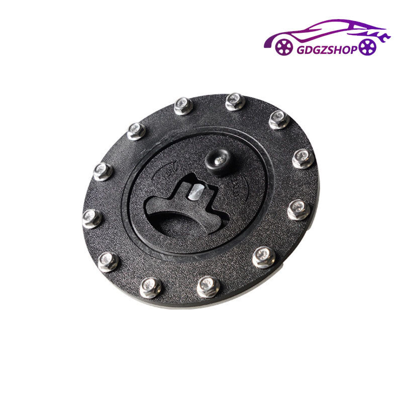 Billet Aluminum Easy Fill Fuel Cell Gas Cap with 12 Hole Cell Bung and Gasket Q