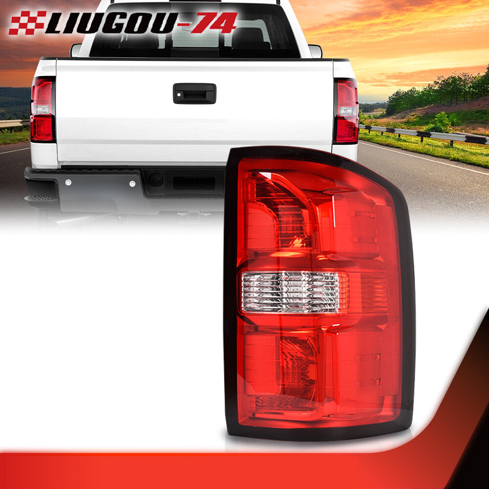 Fits 14-18 for GMC for Sierra 1500 2500 3500 Tail Light Brake Light Right Grip Passenger Side - v