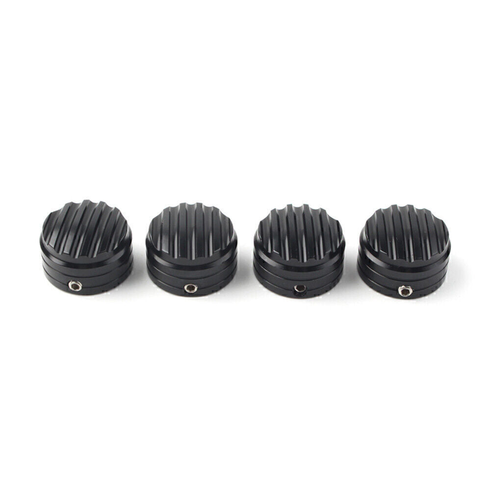 For Thruxton 1200 2016-19 2018 17 4pcs Black Billet Machined Head Bolt Cover Cap