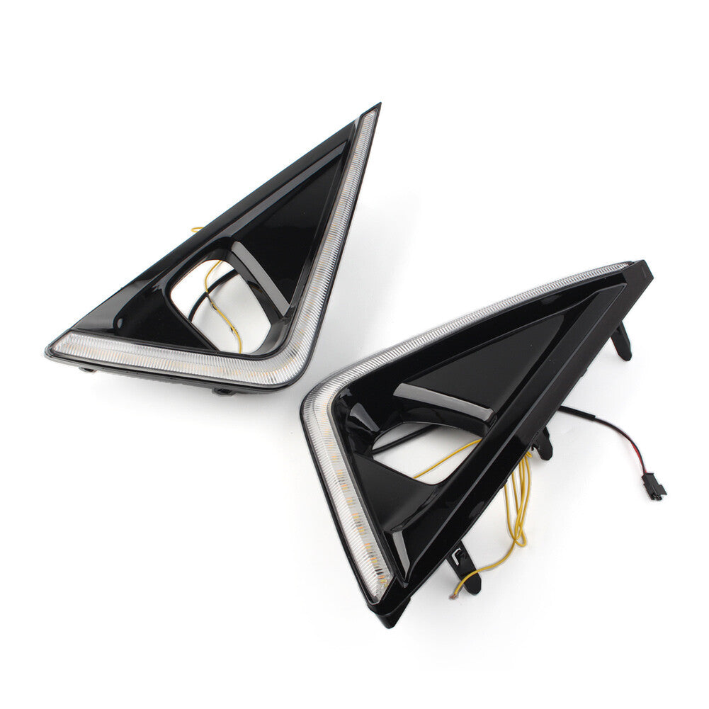 for Toyota Alphard 2018-2019 Fog Lamp Daytime Running Light DRL 3 Colors Light