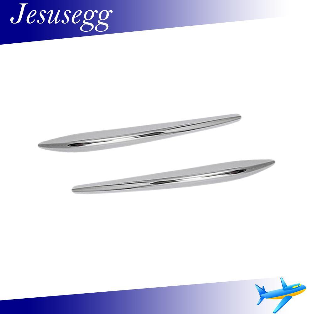 2 for Mercedes for Benz W167 2020-2022 Front Bumper Grille Chrome Left  Right Upper