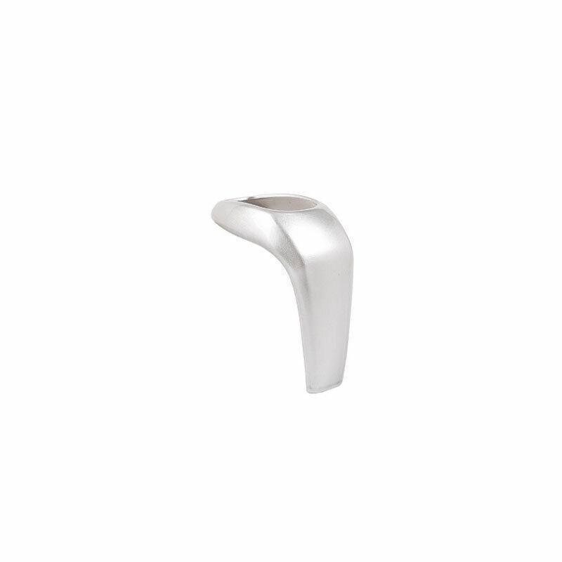 Fit for BMW X1 F48 2016-2019 Matte Silver Car Gear Shift Knob Head Cover Trim 1