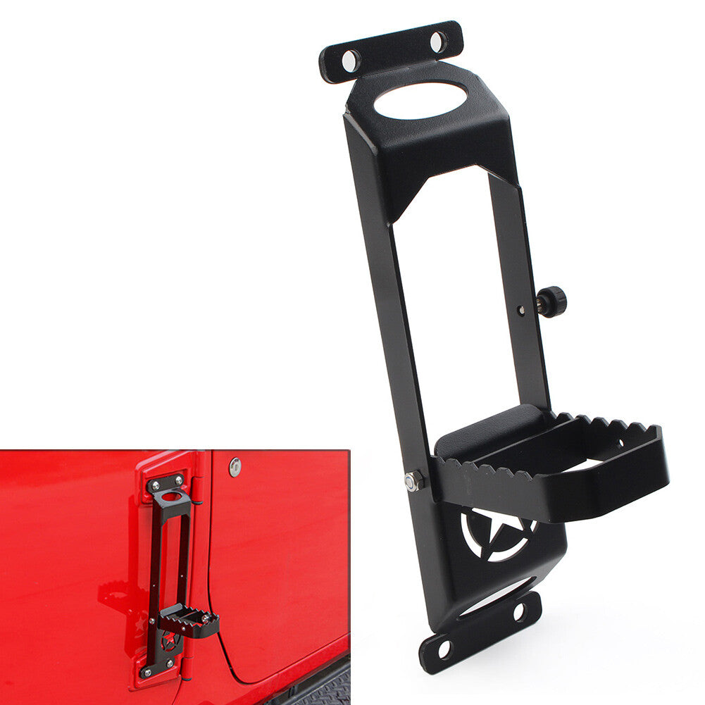 Door Hinged Step Pedals Foot Pegs Fit for Jeep for Wrangler JK JL