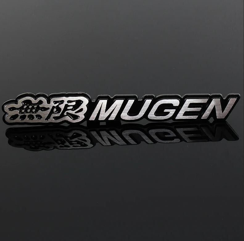 Mugen car rear sticker boot trunk badge for Subaru for Acura black