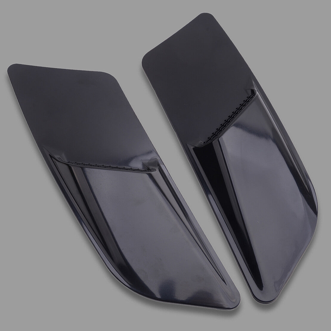 Black ABS Hood Engine Air Vent Cover Trim Fit  for ford  for Mustang 2015-17