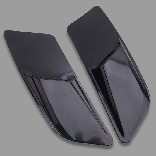 Black ABS Hood Engine Air Vent Cover Trim Fit  for ford  for Mustang 2015-17