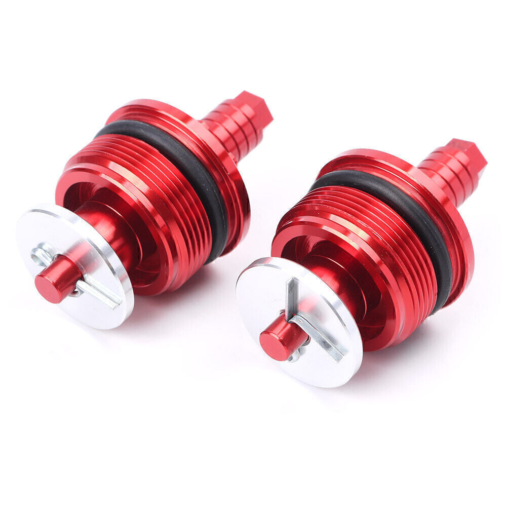 Red Front Preload Adjusters Fork Bolts Fit for Honda CBR250R Q