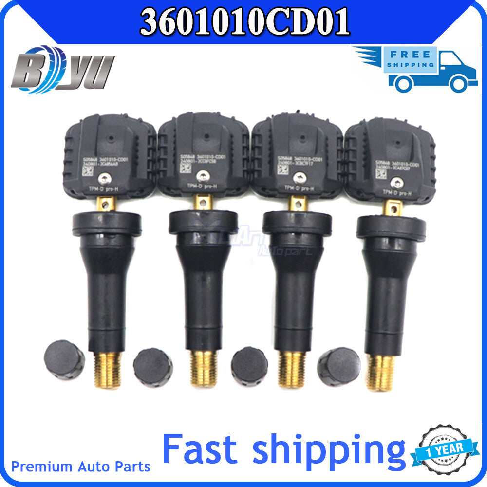 4-pack TPMS tire pressure sensors 36010CD01 suitable for Changan CS35 CS55 PLUS Raeton CC