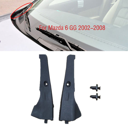 1 Pair for Mazda 6 GG 2002-2008 Brand New Front Windshield Wrap Corner Trim v