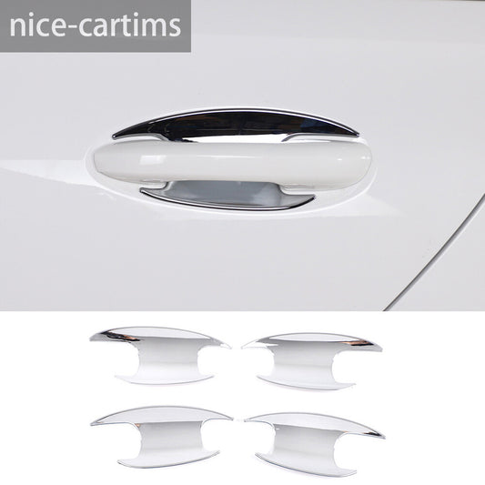 Chrome ABS Outer Side Door Handle Bowl Trim for Mercedes-Benz C Class W206 2022+