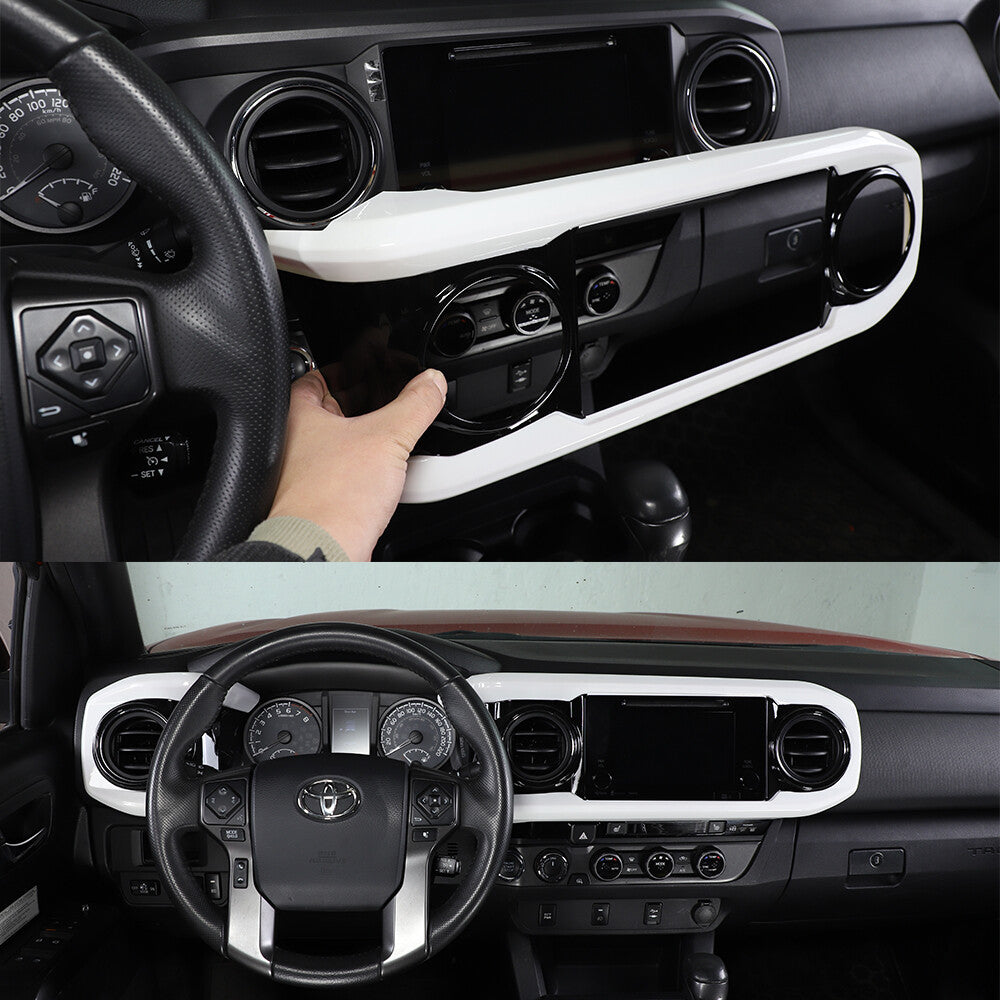 Matte Black Interior GPS Navigation Frame Cover for Toyotaa FJ Cruiser 2007-21- v