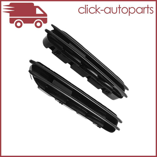 2Pcs Front Left+Right Side Wing Grille Cover Panel For 2005-2009 5' E60 E61 LCI