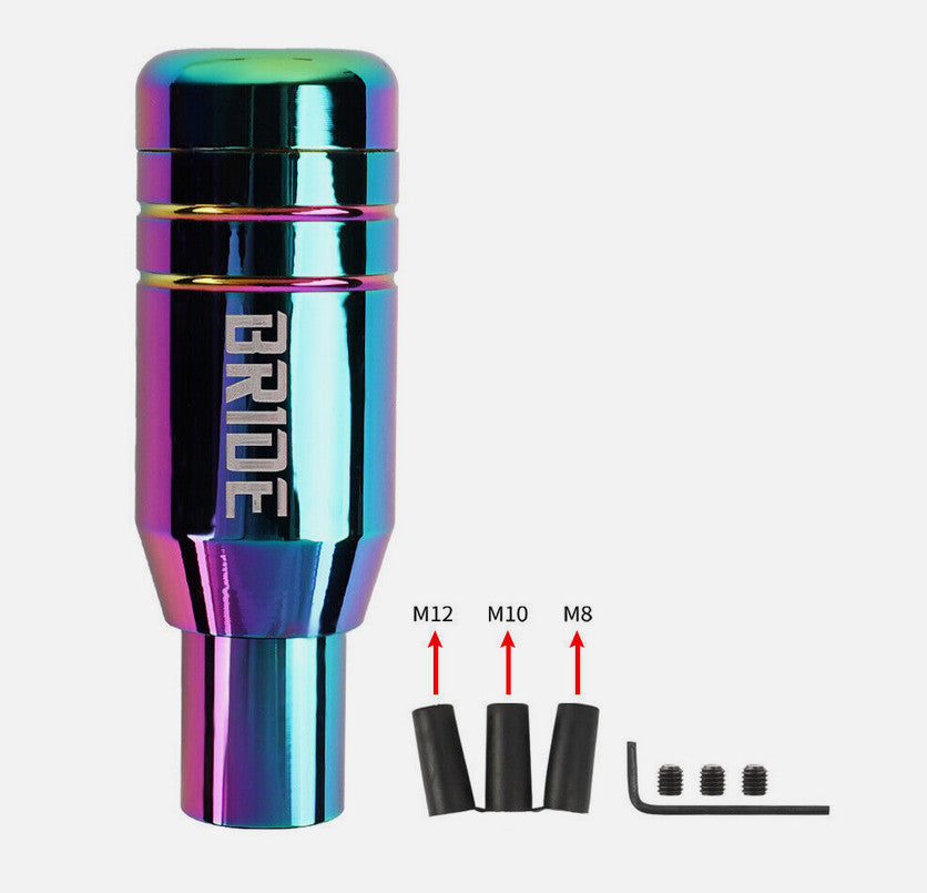 Car Gear Shift Knob Boot Racing Transmission Protective Cover, Mugen Black Carbon, Suitable for Mitsubishi