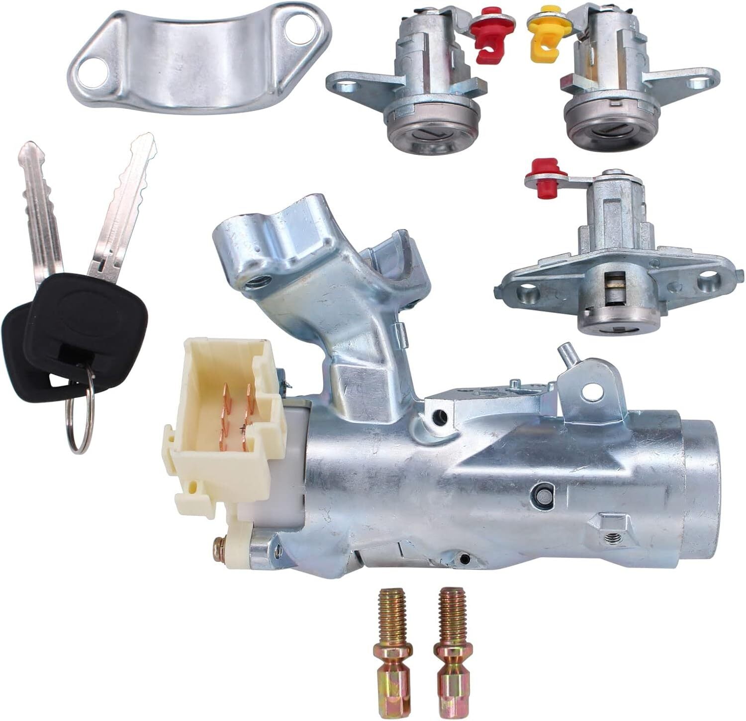 Complete Set Ignition Door Trunk Lock Barrel Cylinder for Corolla AE110 n