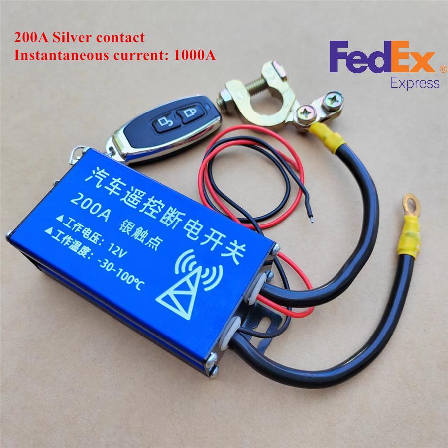 New Universal Integrated Wireless Car Battery Isolator 12v 200A Remote Control