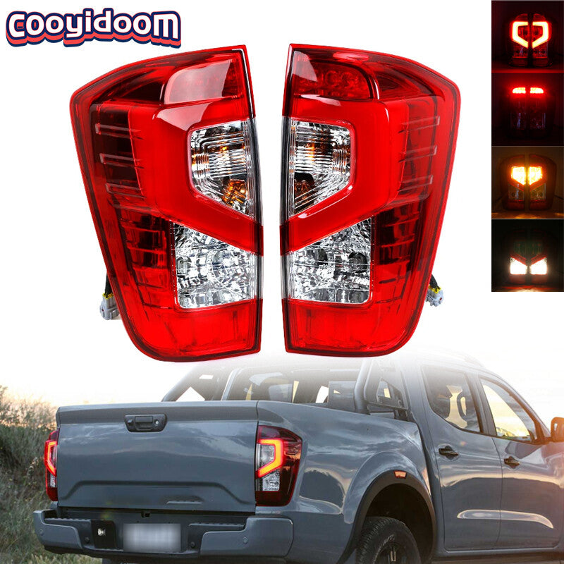 A pair of LED taillights and turn signals for the 2021 for Nissan Navara NP300.