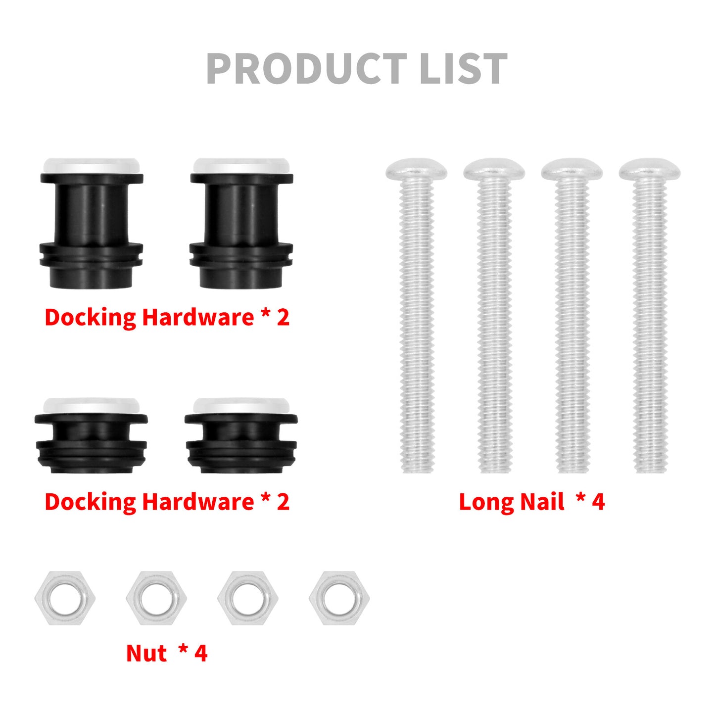 Detachable Sissy Bar Mounting Docking Hardware Kit for Harley Sportster 883 1200 Q