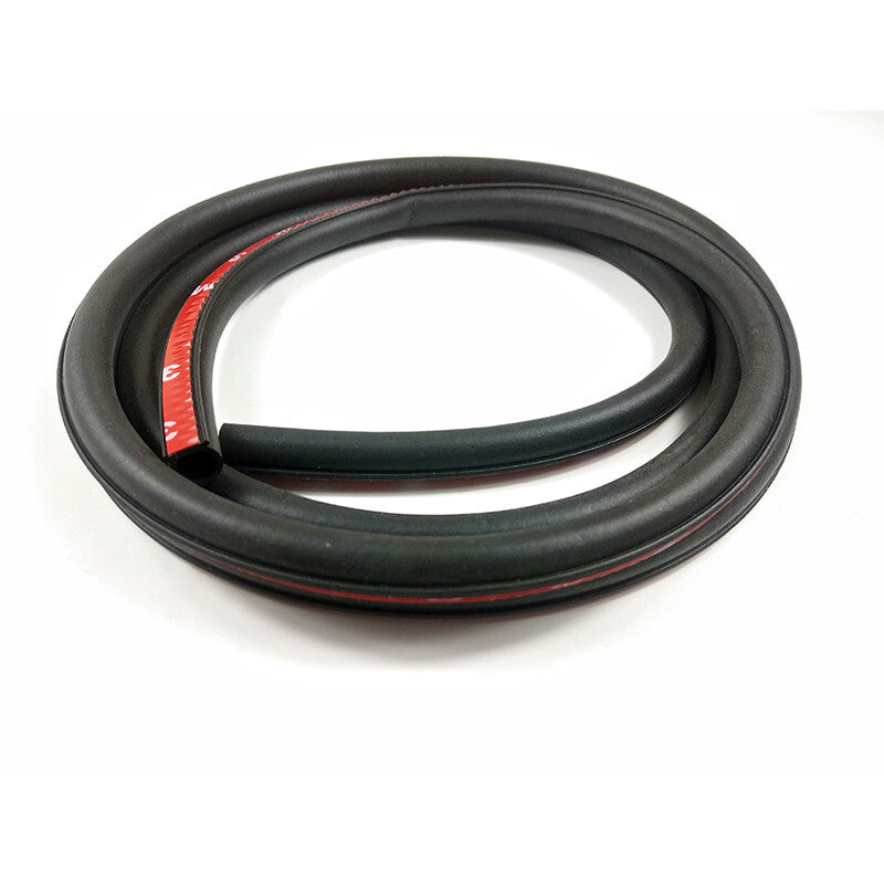 Car 8m Big D Shape Mat Door Window Edge Rubber Weatherstrip Strip Sealing Pad