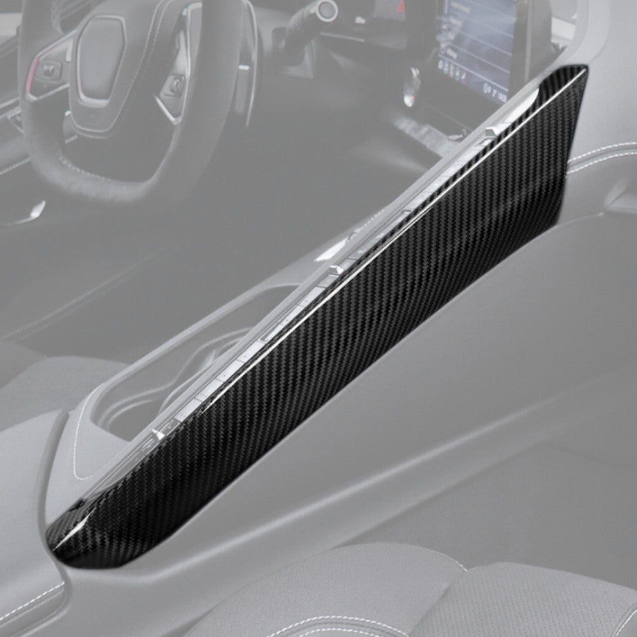 Real Carbon Fiber Center Control Side Trim Accessories for Corvette C8 2020-2025
