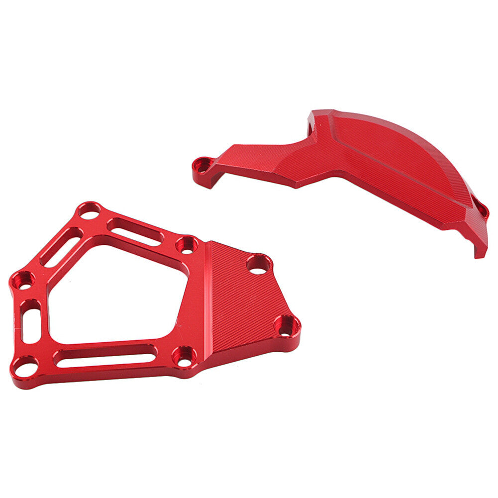 for BMW S1000R/RR 2009-2014 Motor Aluminum Stator Engine Crank Case Cover Red Q