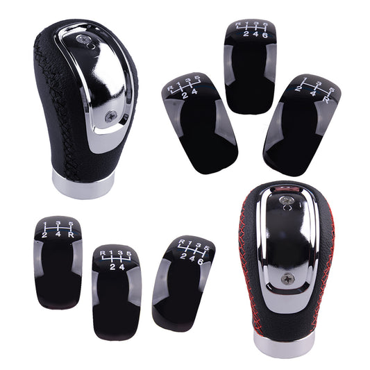 5/6 Speed Universal Manual Car Gear Shift Knob Shifter Lever Stick Head Kit Q