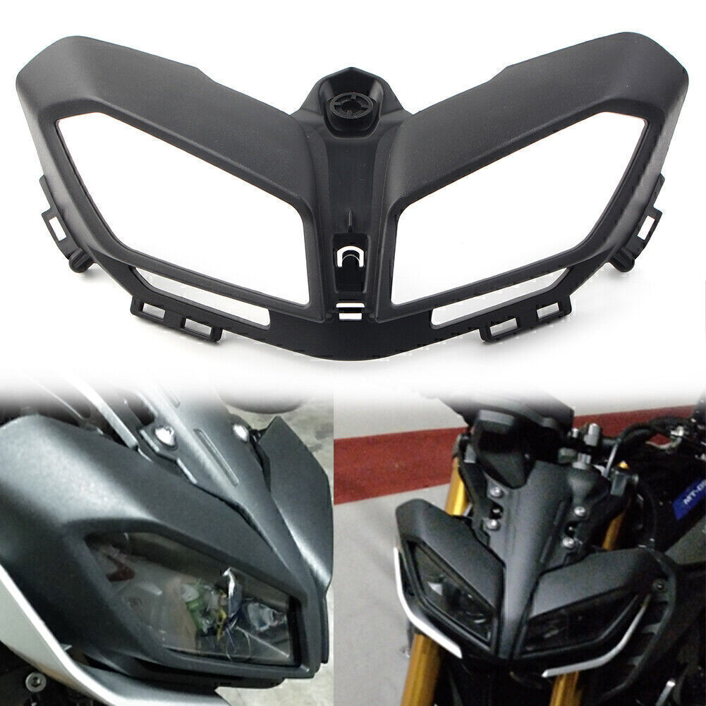 Front Headlight Guard Cover Cowl Fairing Fit for YAMAHA MT09 FZ09 2017-2019