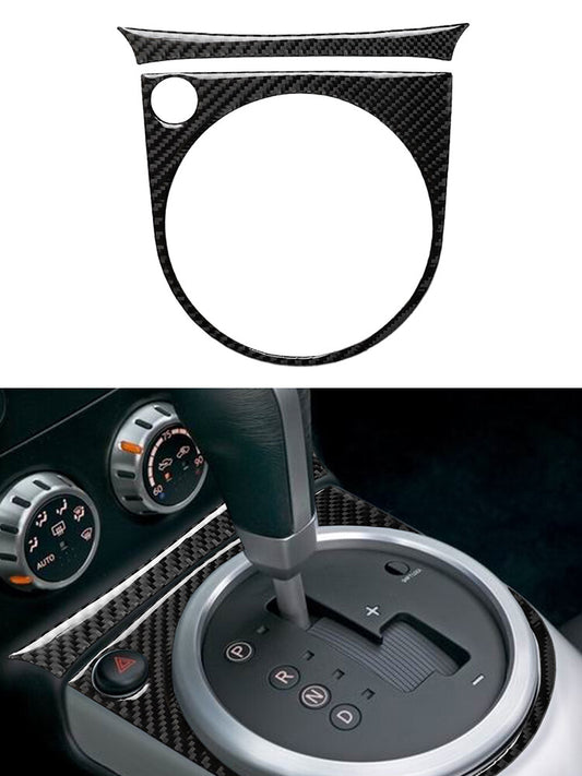 2X Carbon Fiber Front Door Door Control Cover Trim for Dodge Durango 2014-2020 v
