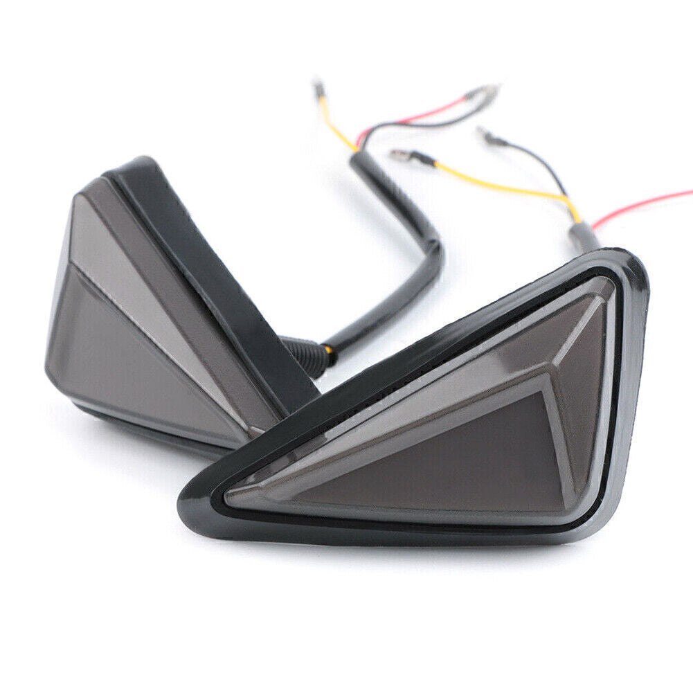 Amber Red Flush Mount LED Turn Signal DRL Blinker Light Indicator Q