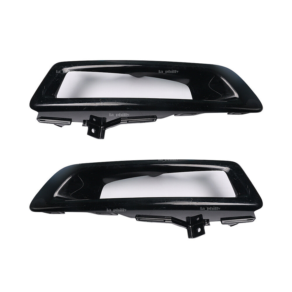 Pair Front Left+Right Bumper Fog Lamp Bezel for Land Rover Discovery Sport 15-18