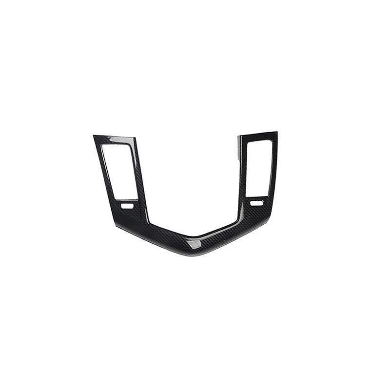 for Chevy for Cruze 2010-2016 Carbon Fiber Center Console Air Outlet Vent CD AC Trim