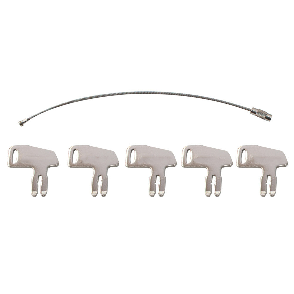 5PCS K2C166 Battery Disconnect Heavy Equipment Key For Komatsu Master Q